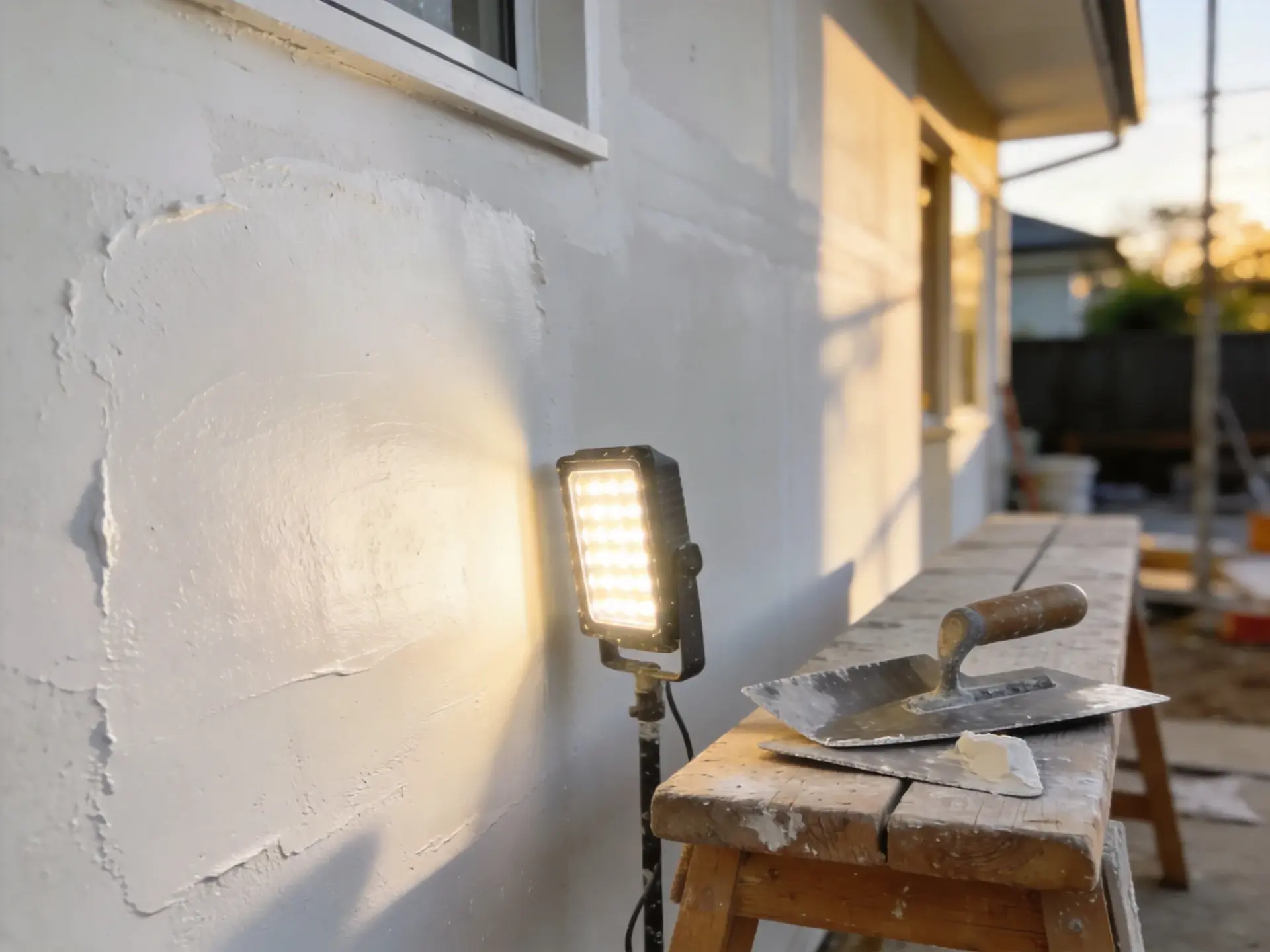 Plastering